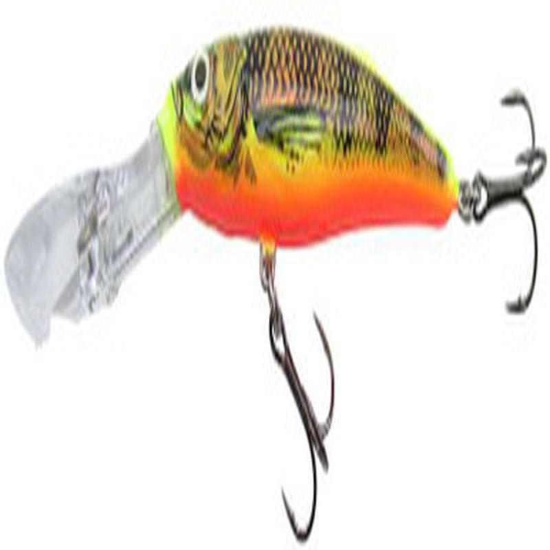 Salmo Freediver 12 Super Deep Runner Crankbait - Gold Fluo Perch