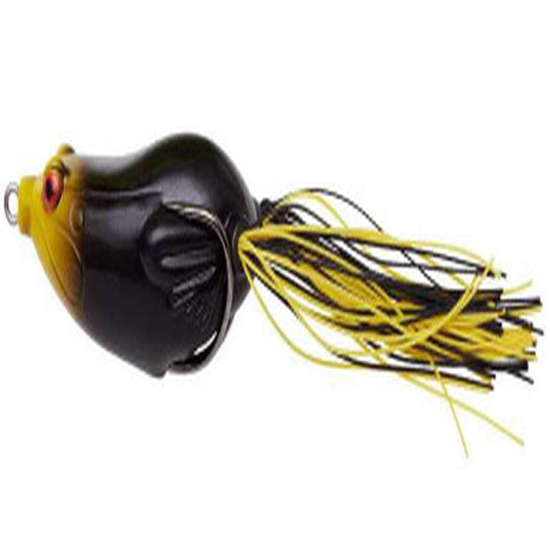 Savage Gear Hop Walker Frog - 2-3/4in - Black and Yellow