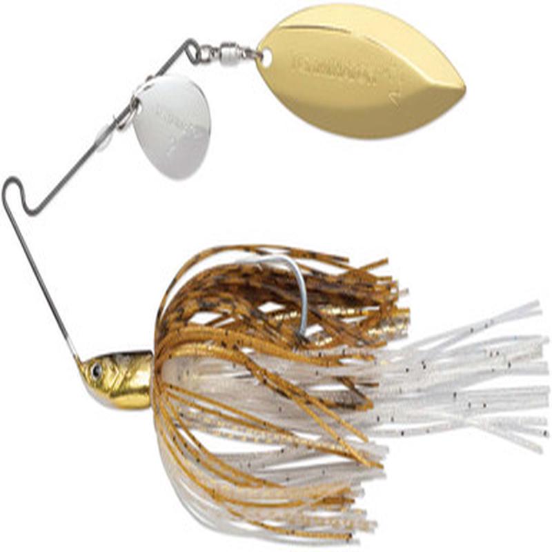 Terminator T38WW T1 Original Titanium Spinnerbait - Willow/Willow Gold Shiner Nickel/Gold