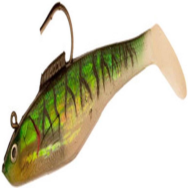 Tsunami Swim Shad Soft Swimbaits - 6in - Green Mackerel (3pk)