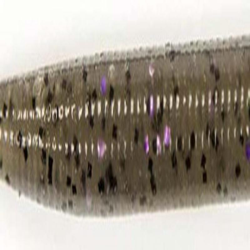 Tuff Bait Sticks 4'' Worms 6 Pack S46 Smoke