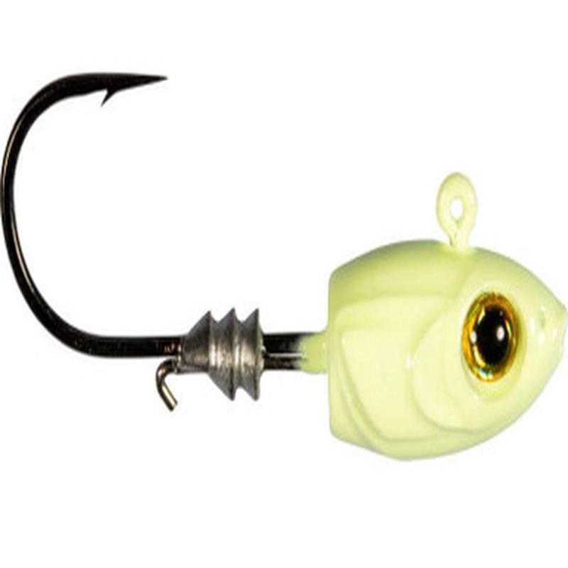 Z-Man Micro Shad HeadZ - 1/16 oz - Glow
