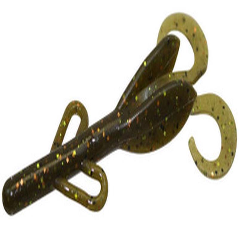 Zoom Baby Brush Hog Bait - 4in - Yabby Mudbug