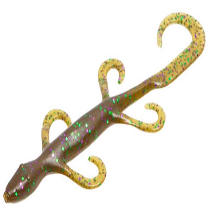 Zoom Lizard Bait - 6in - Green Pump Purple Green