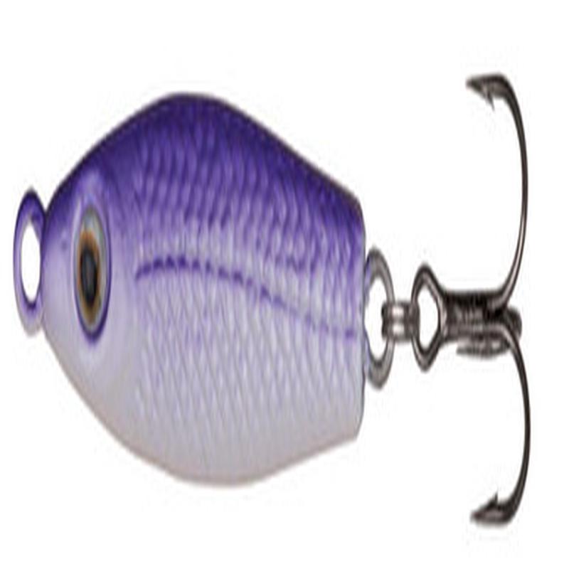 Johnson Rattlin Scout Spoon Ice - 1in - Purple/Pearl