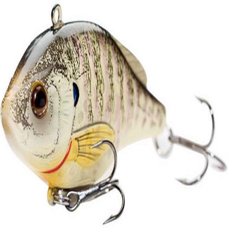 LIVETARGET Lures Bluegill Lipless Rattlebait BGV55SK 2-3/16in 100 Natural Matte