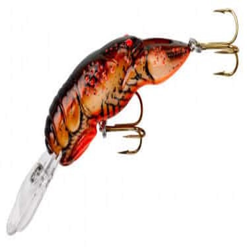 Rebel D77 Deep Teeny Wee Crawfish 1 1/2in Crankbait Ditch Brown Crawfish