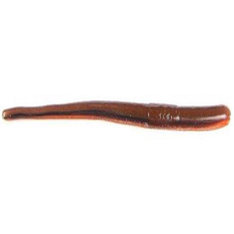 Roboworm SR-A7JO Straight Tail Worm - 6 in. - Orange Crusher