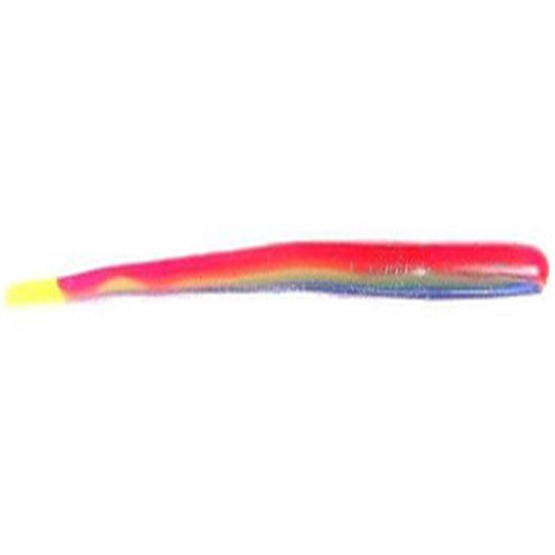 Roboworm SR-HK3H Straight Tail Worm - 6 in. - Morning Dawn Hologram