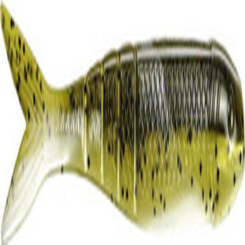 Strike King KVD Perfect Plastics Blade Minnow - Green Pumpkin Pearl Belly