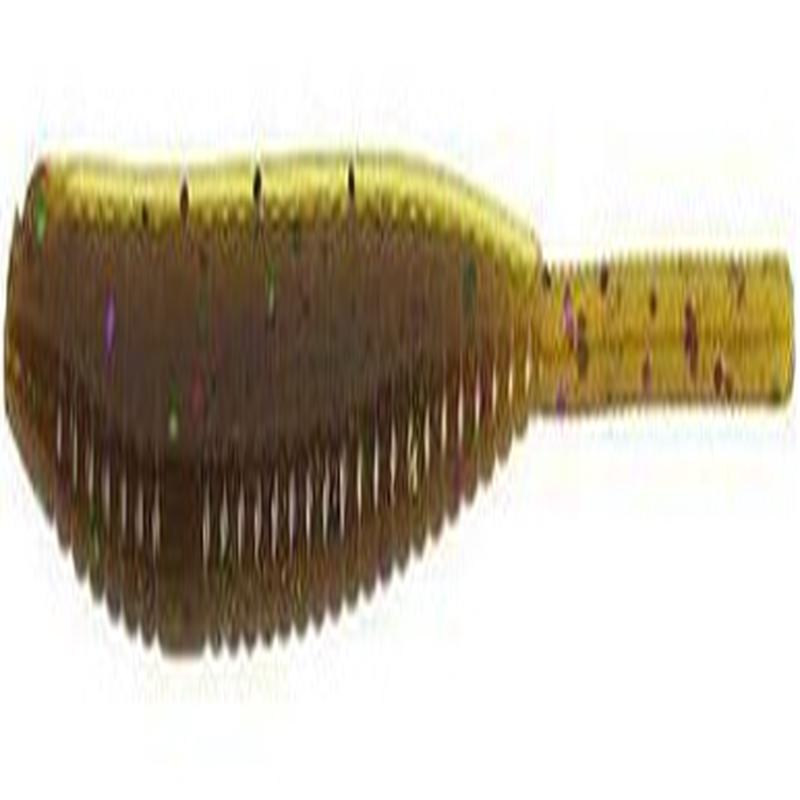 Yamamoto Shad Shape Worm - Green Pumpkin/Green Purple Flake