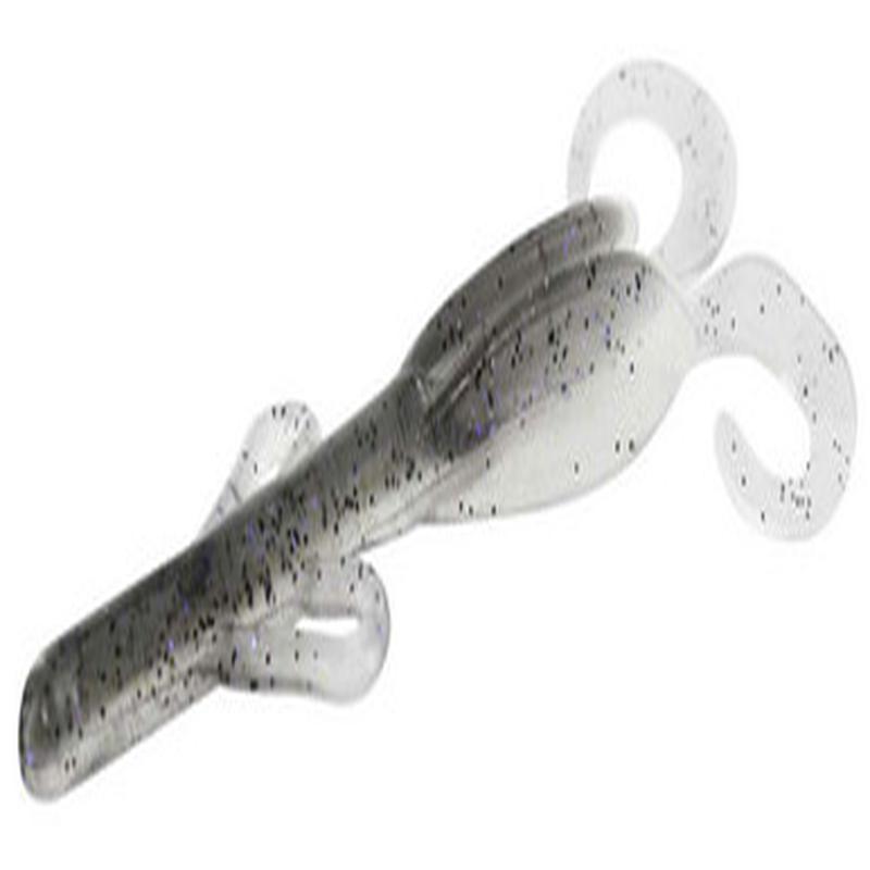 Zoom Baby Brush Hog Bait - 4in - Electric Shad