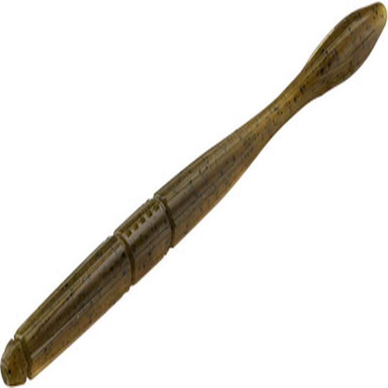 13 Fishing Bubble Butt Worm - 5in - Collard Greens