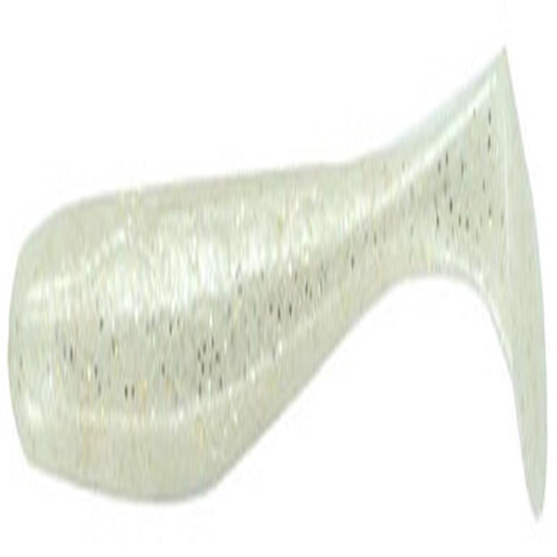 6th Sense Divine Boot Tail Swimbait - 3.2in Platinum White