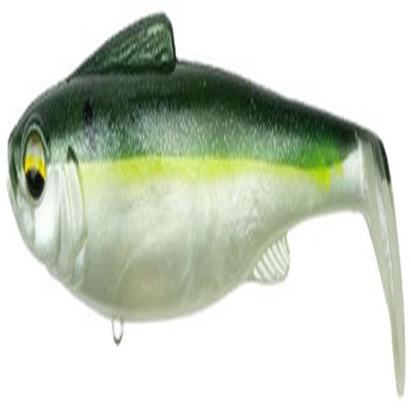 6th Sense Hangover Line Through Swimbait - 6.25in - SS - Sexified Green
