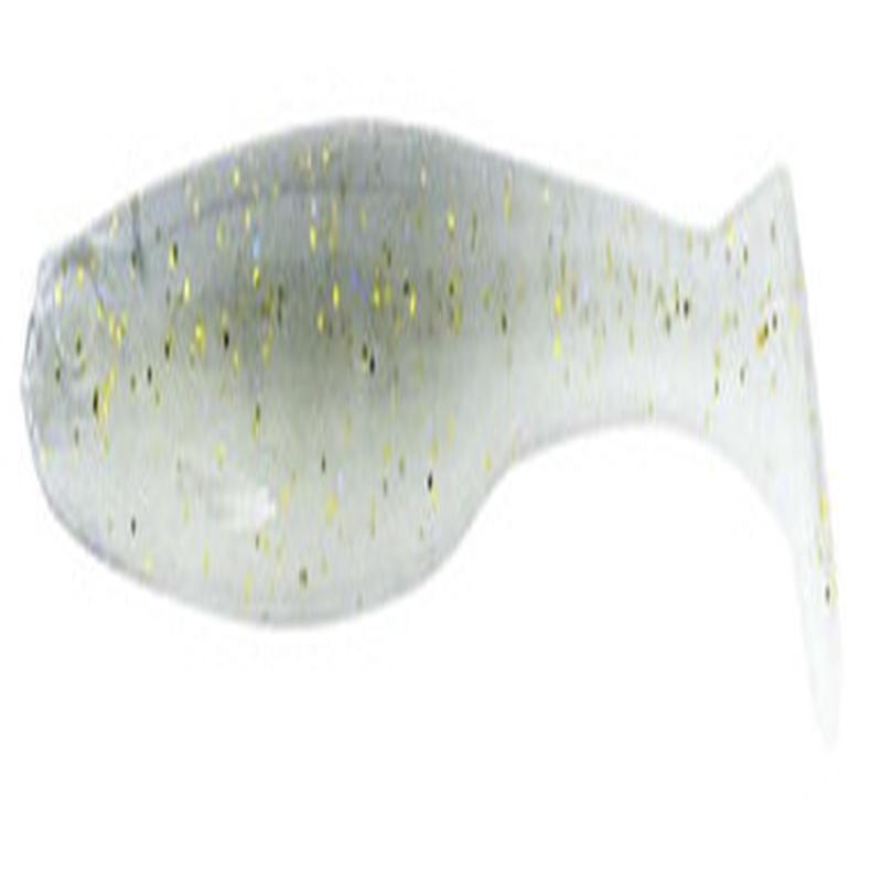 6th Sense Whale Paddle Tail Swimbait - 4.5in - Pearl White