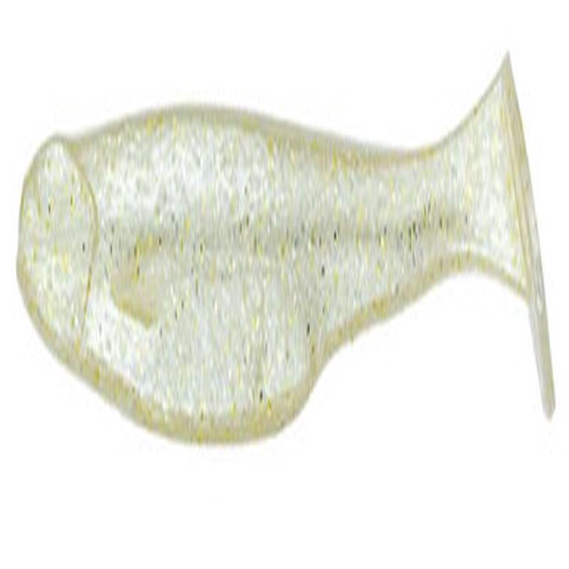 6th Sense Whale Paddle Tail Swimbait - 4.5in - Platinum White