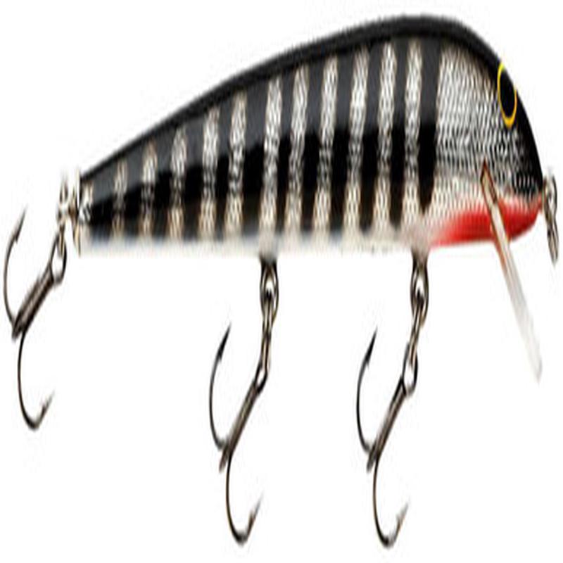 Bagley BL5-SBS Bang-O-Lure - Black Stripes on Silver Foil