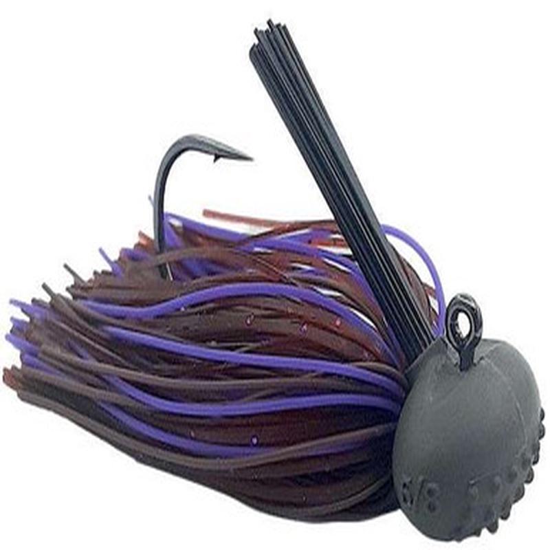 Beast Coast Tungsten Compound Baby Dozer Football Jig - 7/16oz - Stealth PBJ