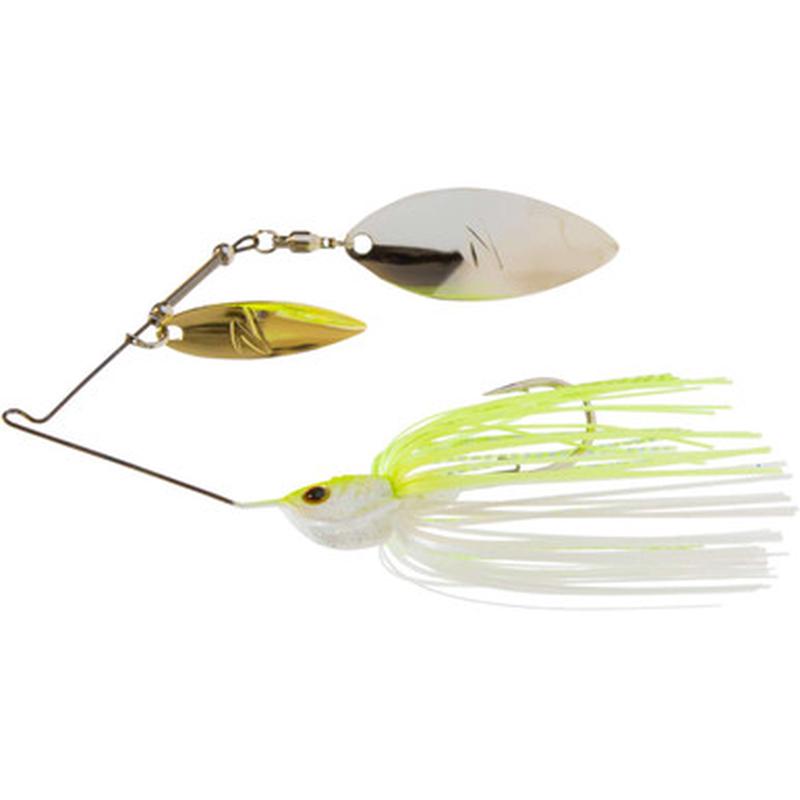 Z-Man SlingbladeZ Double Willow Spinnerbait - 1/2oz - Chartreuse Pearl