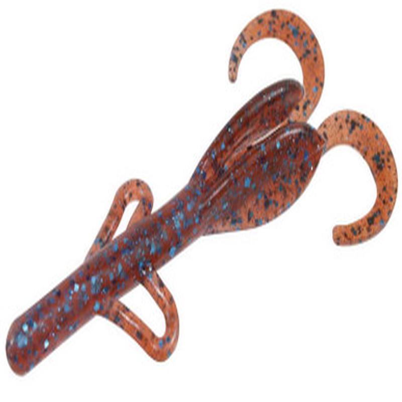 Zoom Baby Brush Hog Bait - 4in - Moccasin Blue