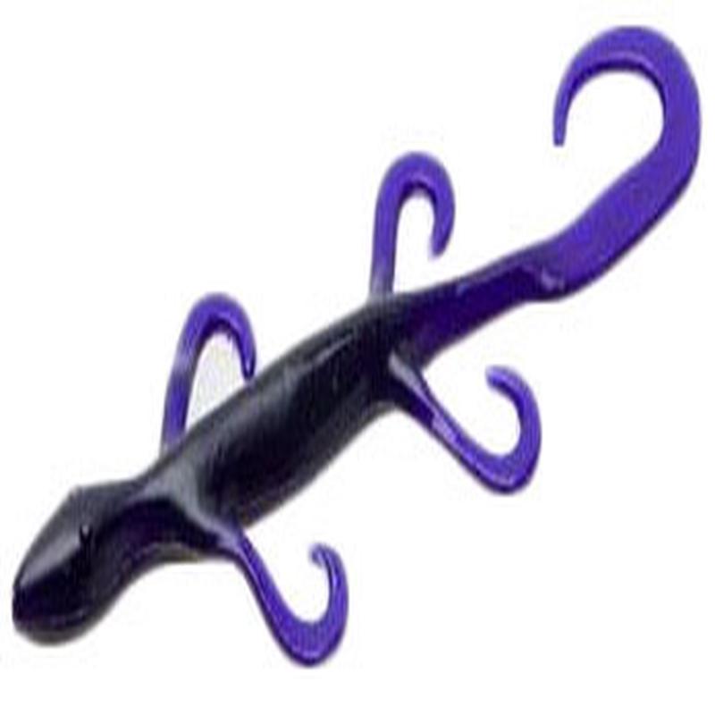 Zoom Lizard Bait - 6in - Black Grape