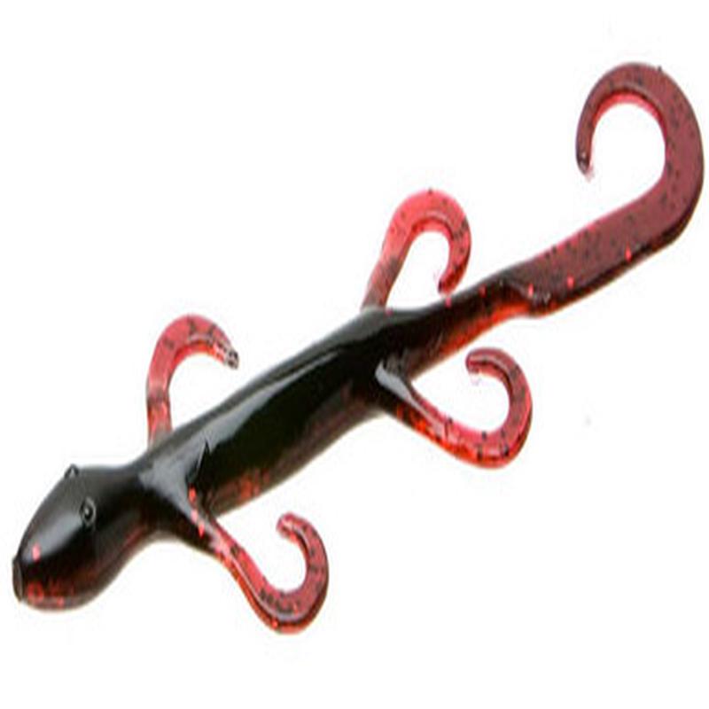 Zoom Lizard Bait - 6in - Black Ruby
