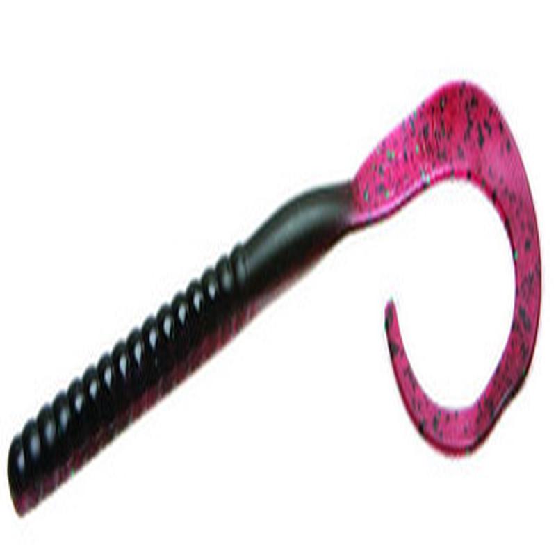 Zoom Ol' Monster Bait - 10.5in - Red Shad Green Glitter