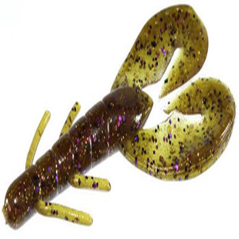 Zoom Super Speed Craw - 4in - Green Pumpkin Purple Gold
