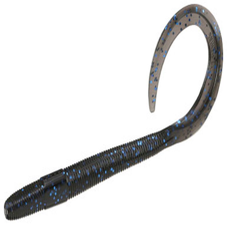 13 Fishing Big Squirm Worm - 10in - Black Berry Cobbler