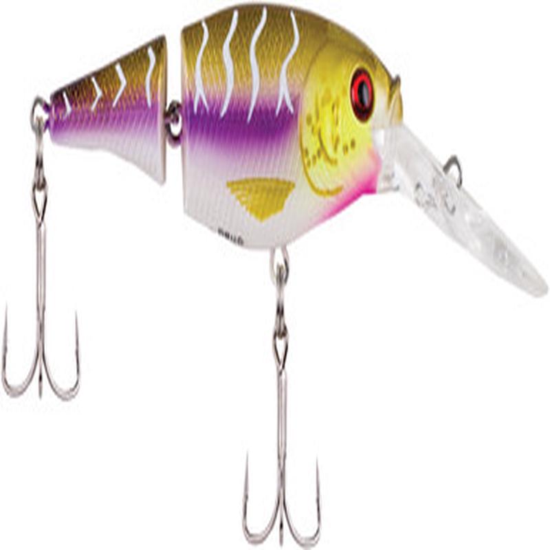 Berkley Jointed Flicker Shad - 2-3/4in - Purple Tiger