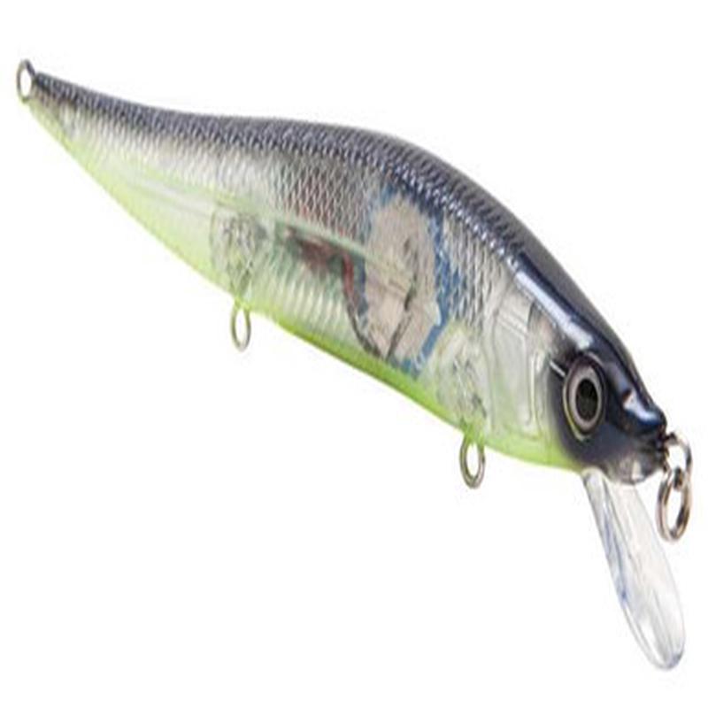 Livingston Lures 3415 Tournament Series Jerkmaster 121 Jerkbait - Bluetreuse
