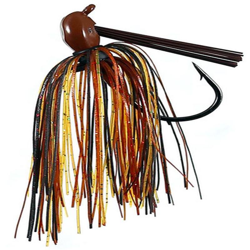 Outkast Tackle Cage Feider Jig - 1/2oz - Black/Brown Amber