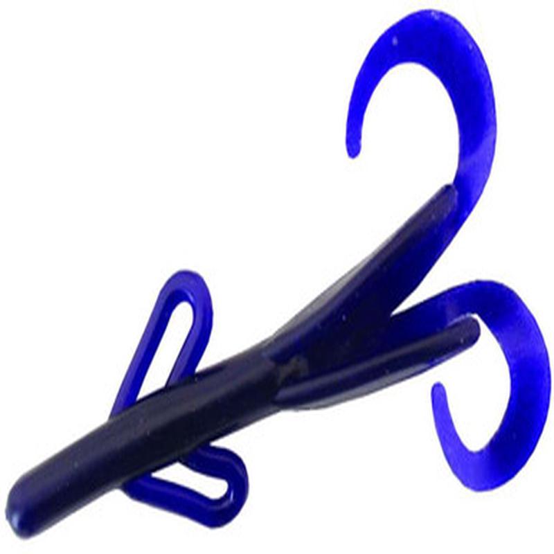 Zoom Baby Brush Hog Bait - 4in - Black Grape