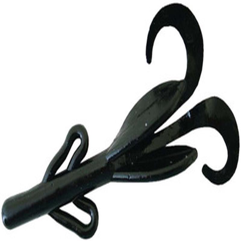 Zoom Baby Brush Hog Bait - 4in - Black