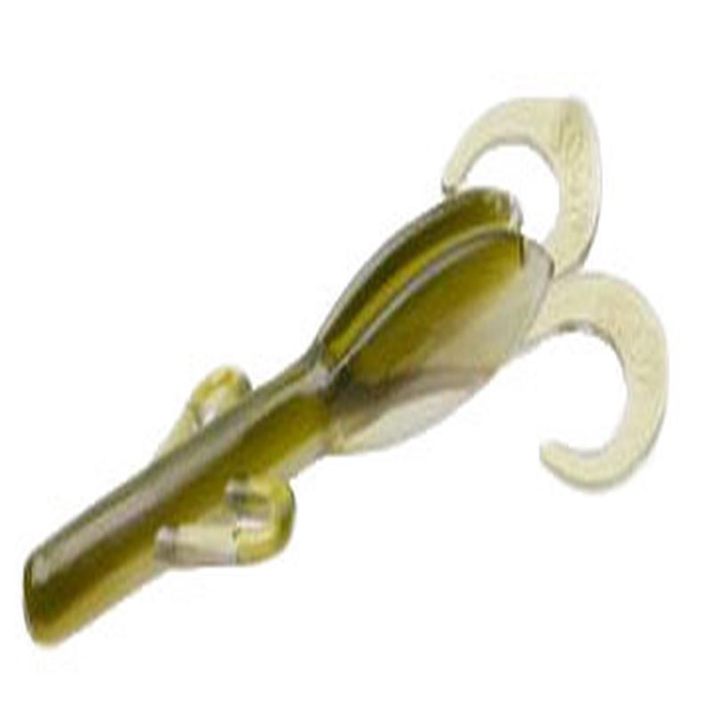 Zoom Baby Brush Hog Bait - 4in - Green Weenie