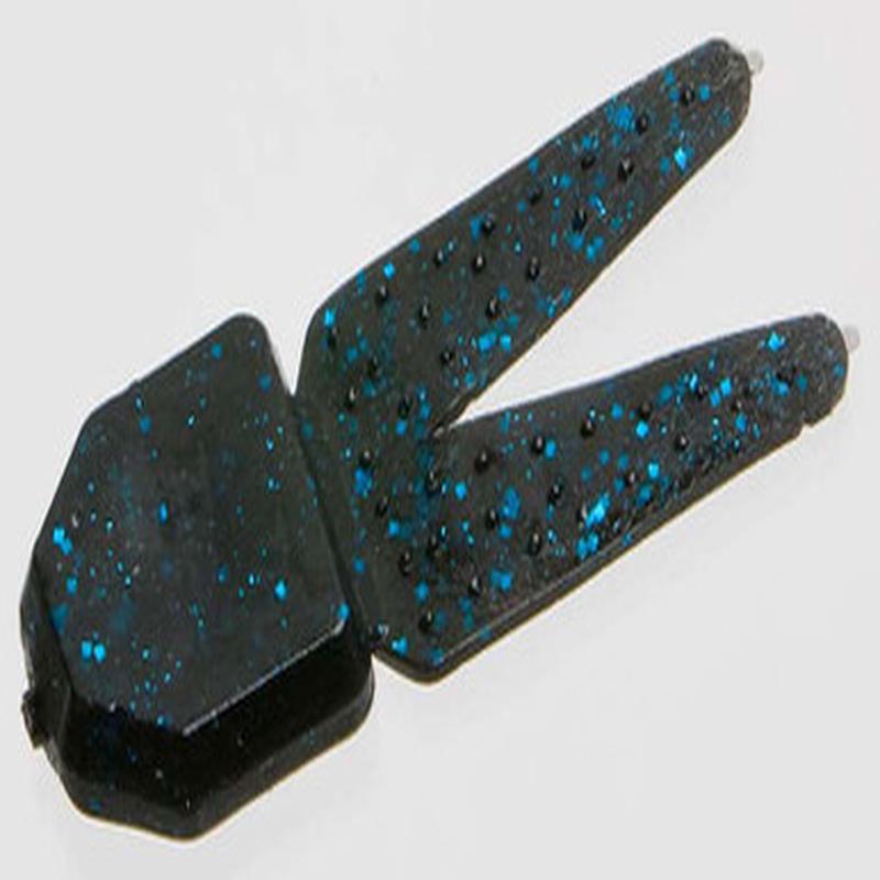 Zoom Big Salty Chunk Bait 3-1/4in Black Blue Glit