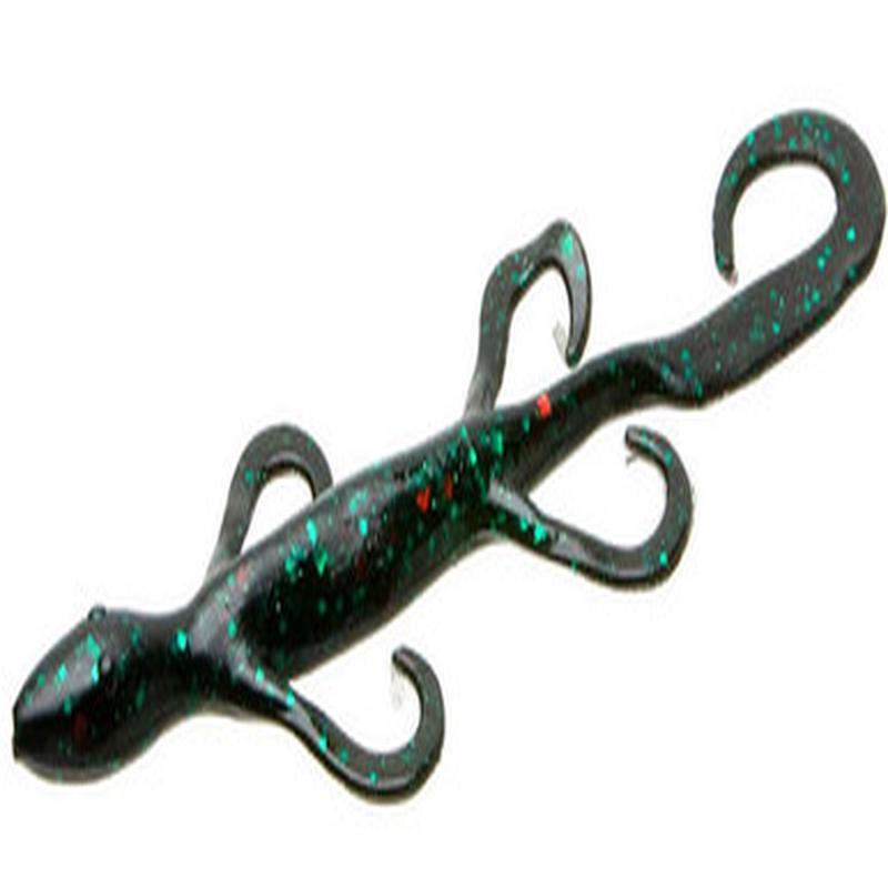 Zoom Lizard Bait - 6in - Black Emerald