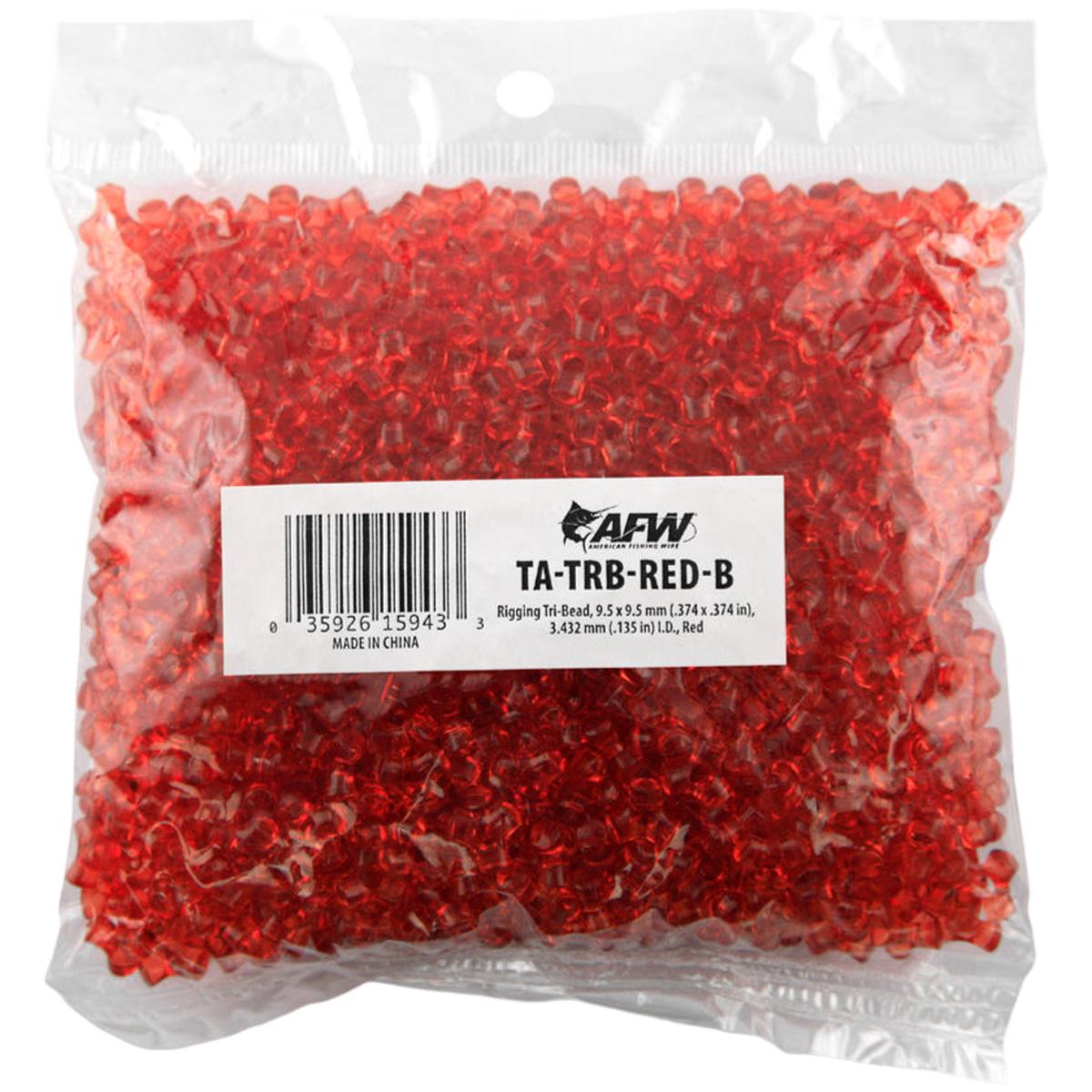 AFW Acrylic Rigging Tri-Beads - 50 pc.