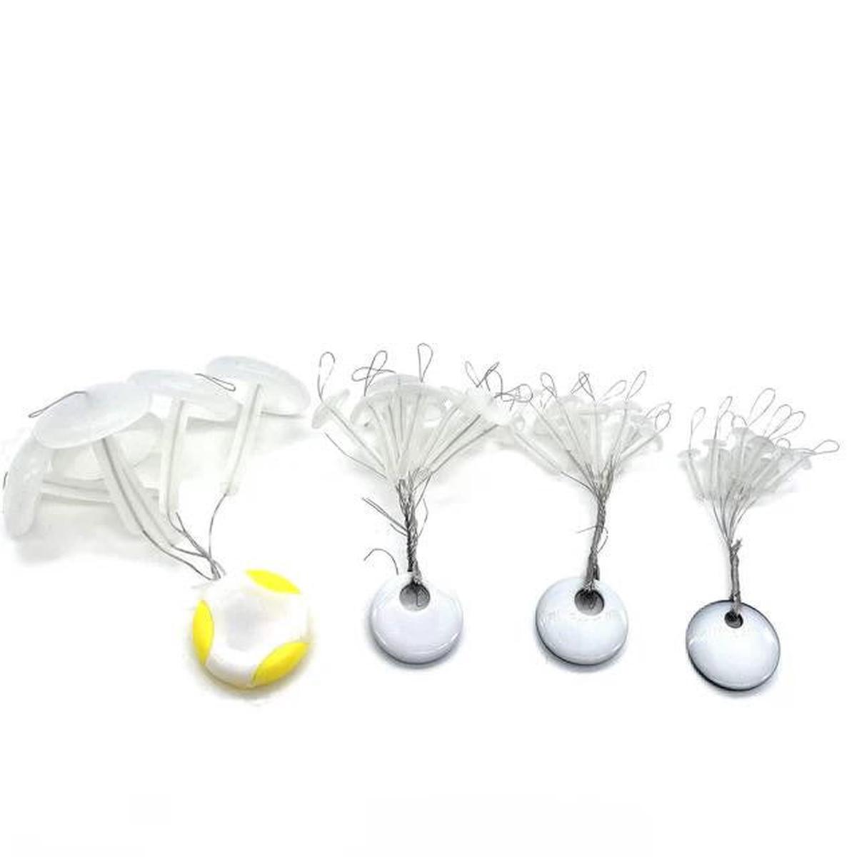 BnR Tackle Large Soft Bead T-Stop 40-Pack Clear