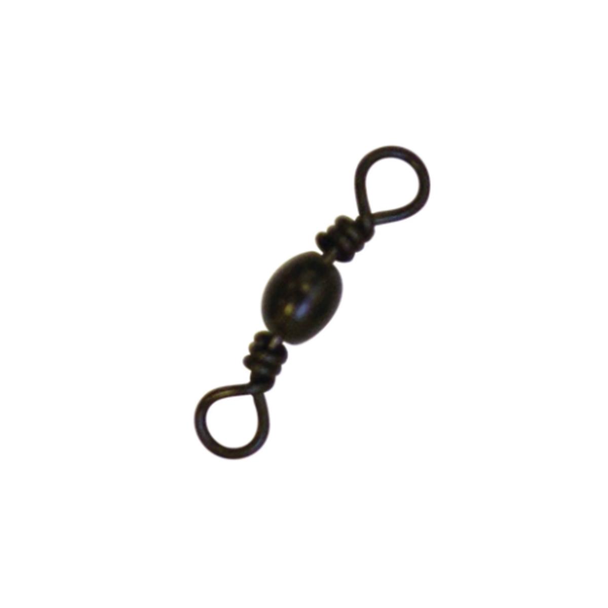 Eagle Claw Barrel Swivels 4 Pack (Black) Size 1