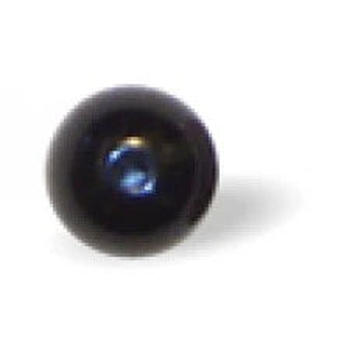 Fish Eye Tackle 8mm Plastic Beads 20ct (Black)