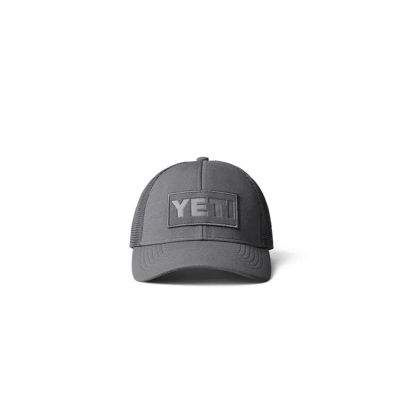 YETI Gray On Gray Patch Trucker Hat