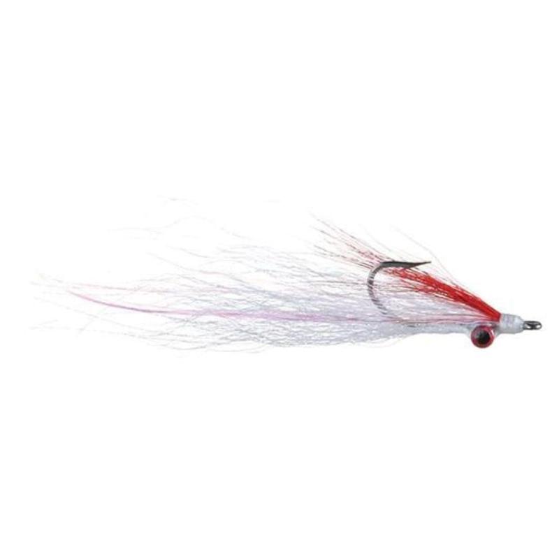 Clouser Minnow - Red/White - Size 2