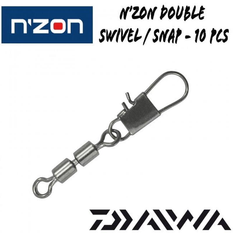 DAIWA N'ZON DOUBLE SWIVEL SNAP SIZE 8