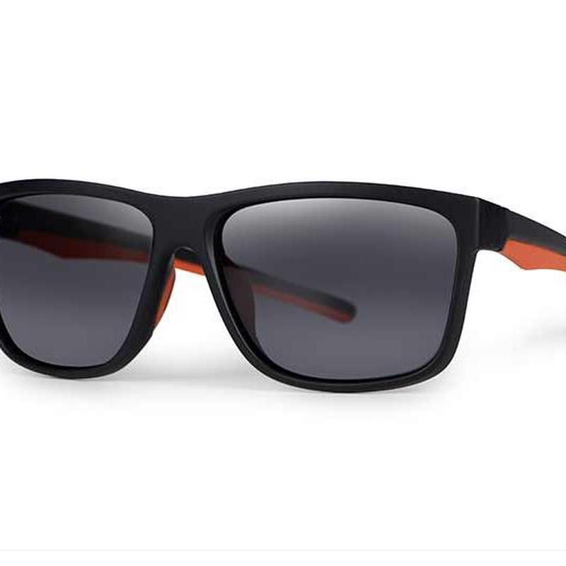 Fox Collection Black Orange Shades - Brown Lens