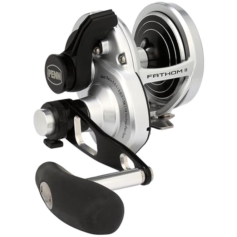 PENN International FATHOM II 2 Speed 25NLD2 Baitcasting Reel 0031324283497
