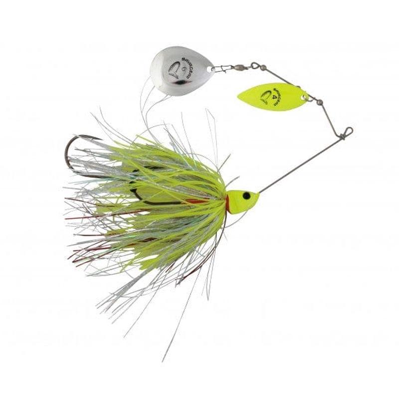 Savage Gear Da'Bush Spinnerbait 42g #4 Yellow Silver Holo Flame