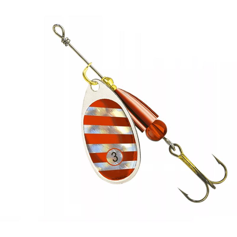 Cormoran Bullet Lure Silver Red Stripes #4 12.5g