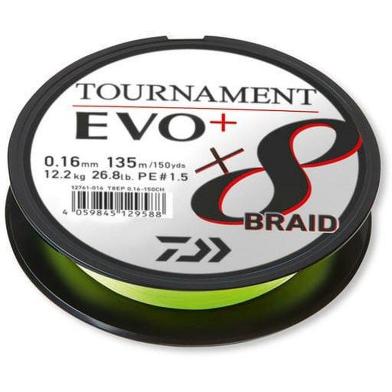 DAIWA TN X8 Braid EVO+ 135m Chartreuse